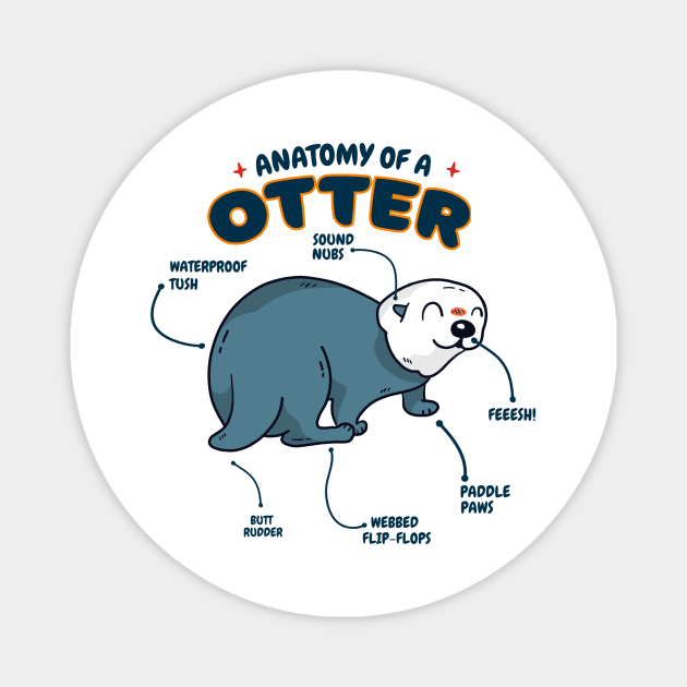 Anatomy Of An Otter Magnet by Artmoo